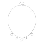 Srebrny Naszyjnik z Serduszkami