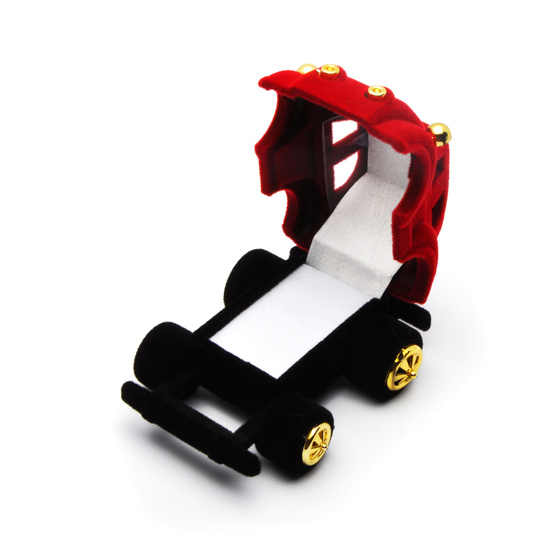 Czerwone Pudełko na Biżuterię Samochód