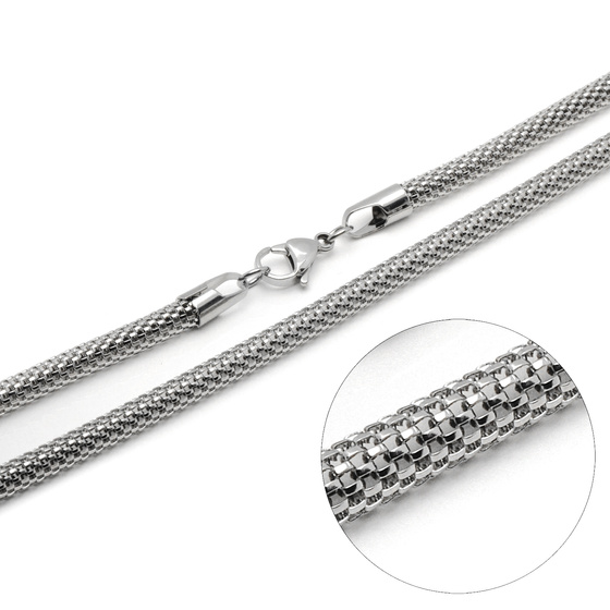 Łańcuszek ze Stali Szlachetnej Żmijka dł.50cm