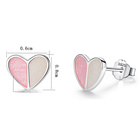 Srebrne Kolczyki Serduszko