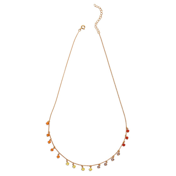 Naszyjnik Srebrny Pokryrty Złotem