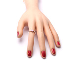 Srebrny Pierścionek z Okragłym Różowym Opalem