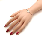 Srebrna Bransoletka Motyl z Opalem Regulowana