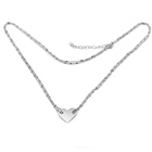 Srebrny Naszyjnik z Sercem Celebrytka