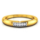 Złoty Pierścionek Zaręczynowy z Brylantami