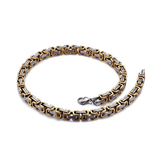 Łańcuch ze Stali Szlachetnej Duokolor 50cm