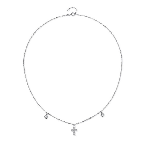 Srebrny Naszyjnik z Krzyżykiem