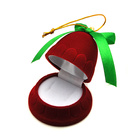 Czerwony Dzwonek z Kokardą na Biżuterię