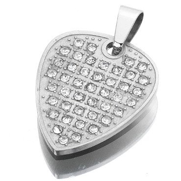 Zawieszki Serce Wysadzane Cyrkoniami