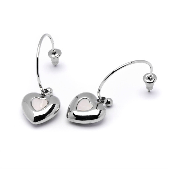 Kolczyki Serduszka ze Stali Szlachetnej