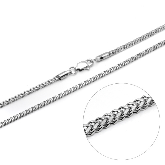 Łańcuszek ze Stali Szlachetnej Kostka dł.65cm