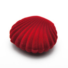 Pudełko na Biżuterię Czerwona Muszla