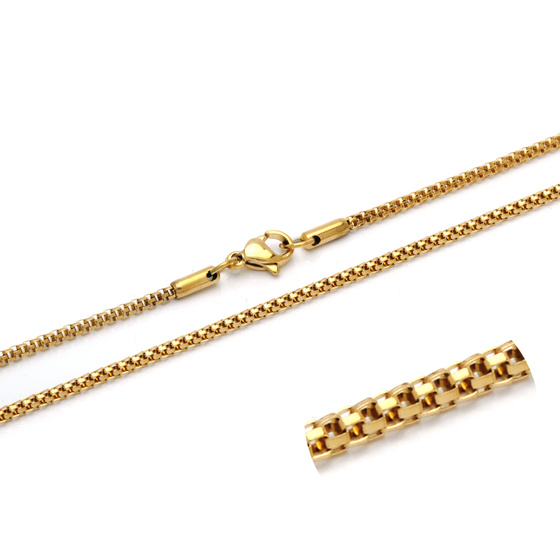 Złoty Łańcuszek ze Stali Szlachetnej Bismark