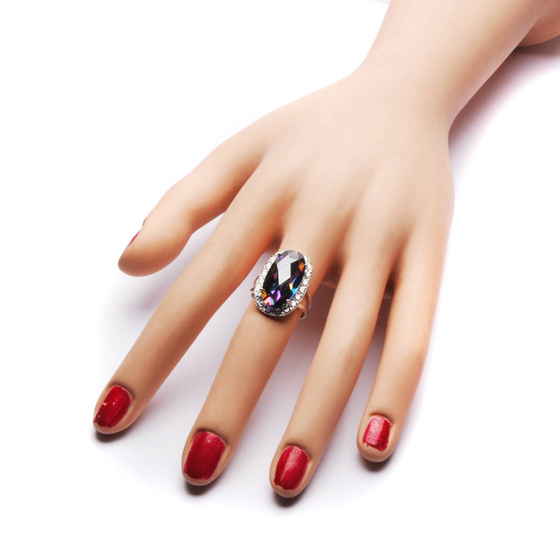 Komplet Srebrny Pierścionek i Wisiorek